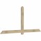 Ekena Millwork Eugene Rough Sawn Timber Gable Bracket, Douglas Fir, 84"W x 38"H x 2"D x 4"F, 11/12 Pitch GBW084X38X0204EUG00RDF - alternate 4